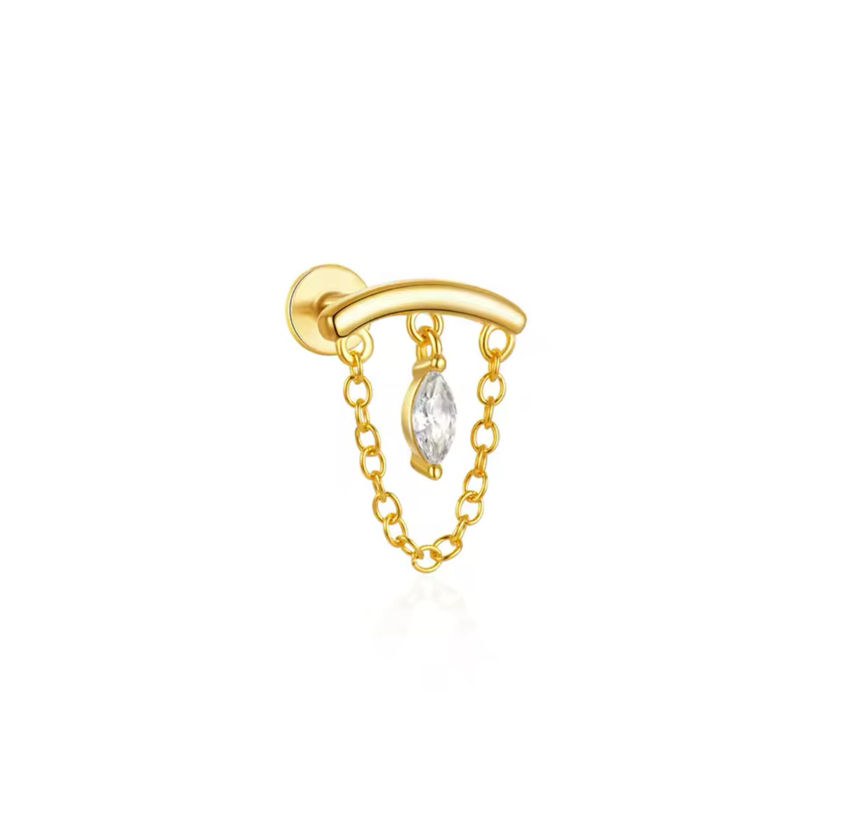 Piercing Tope Colgante Cadena