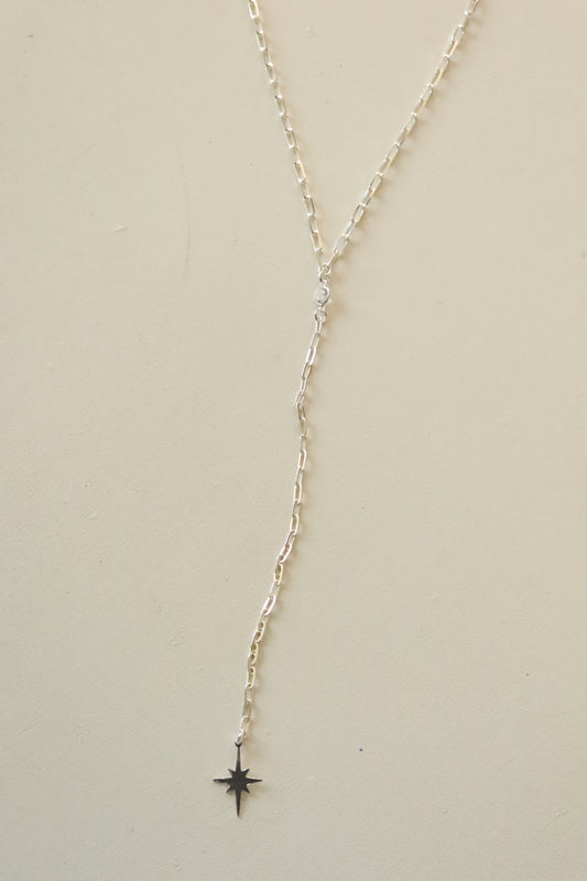 Collar Cascada Circón y Estrella