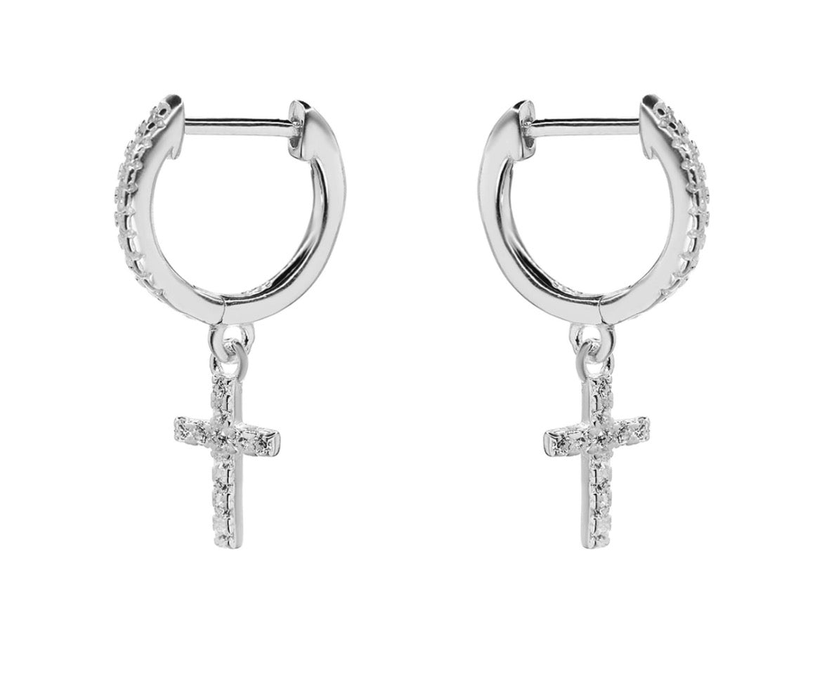 Argollas Cruz Mini Circones