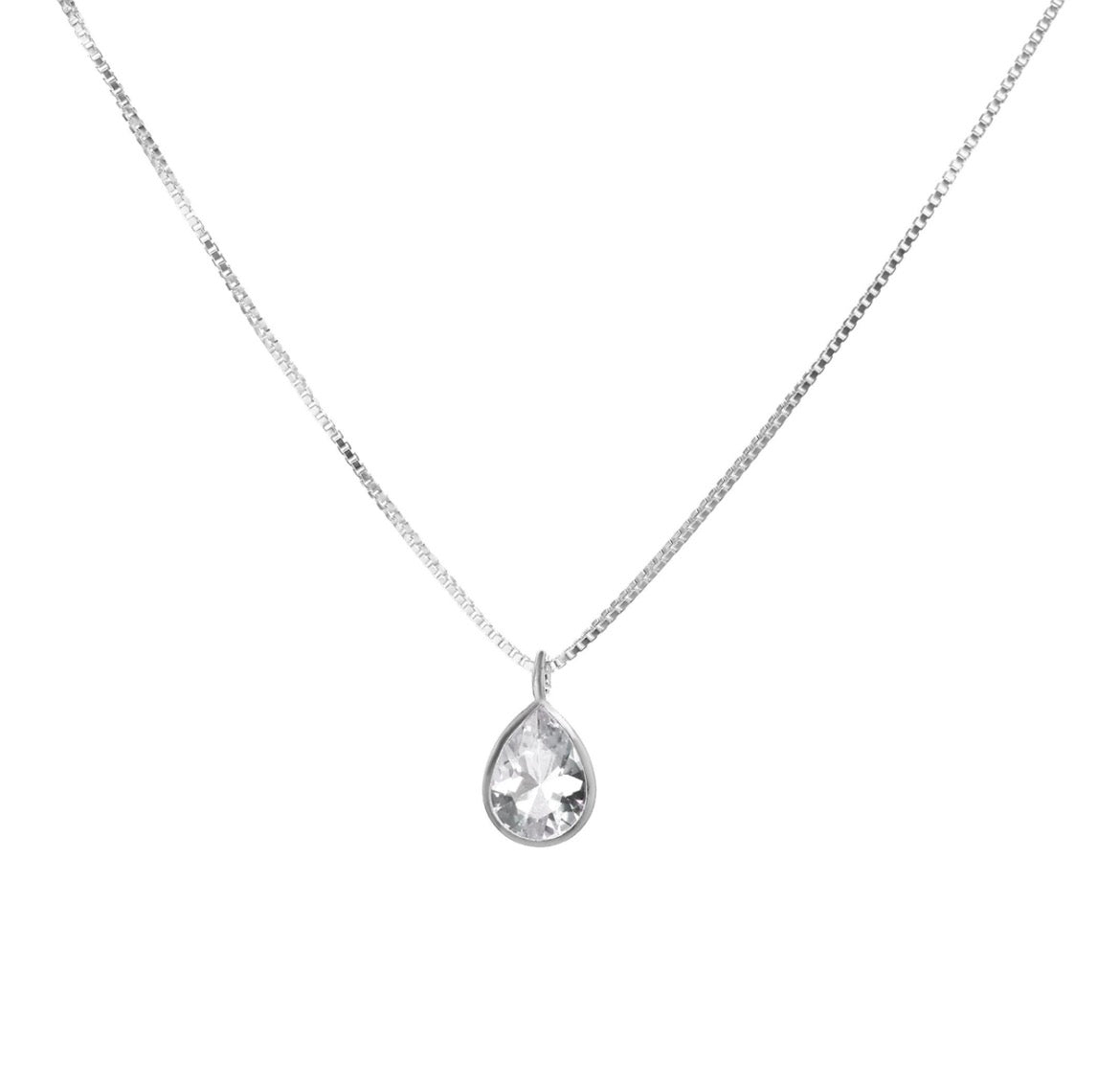 Collar Circon Gota