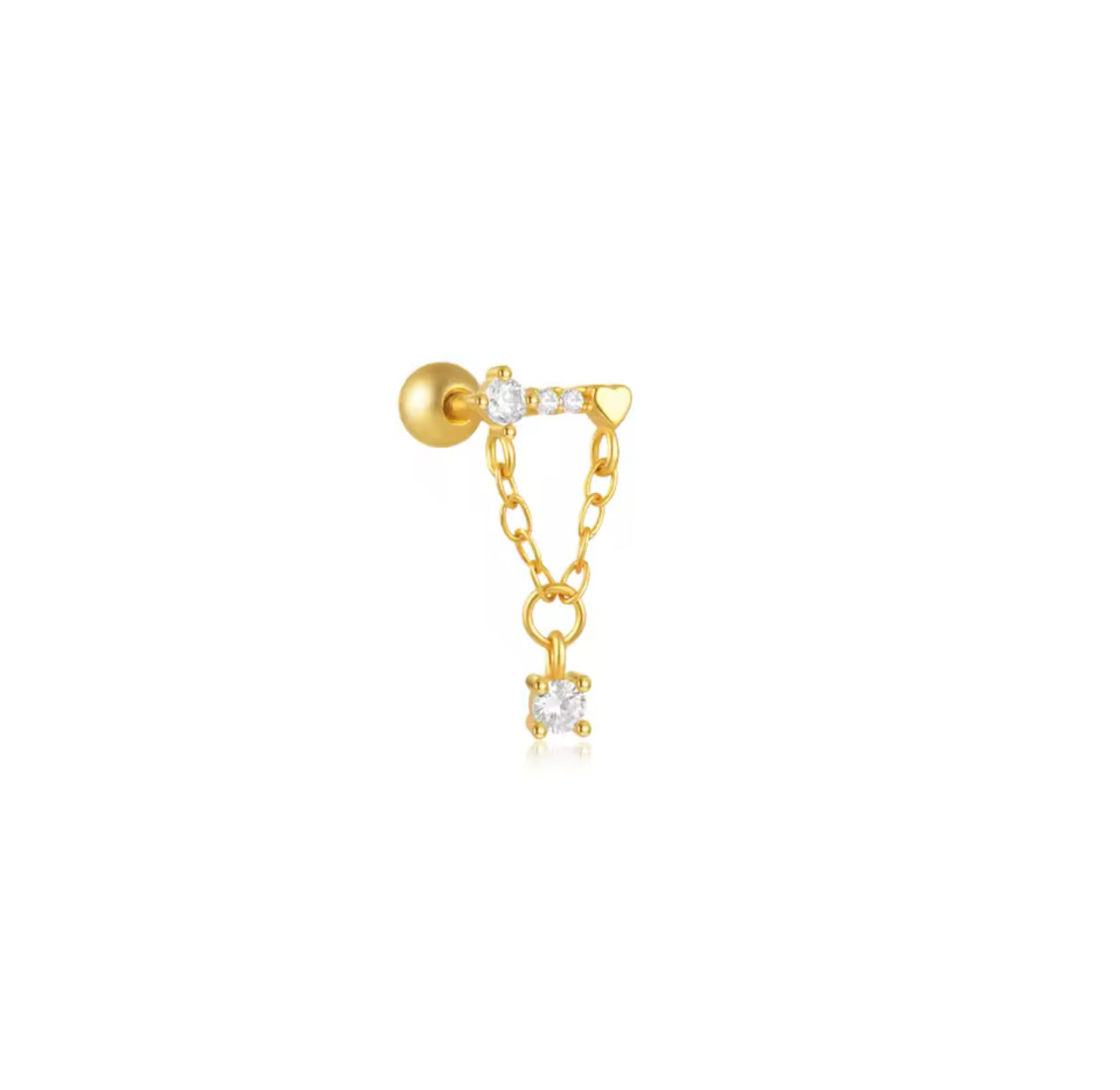 Piercing Colgante Circon