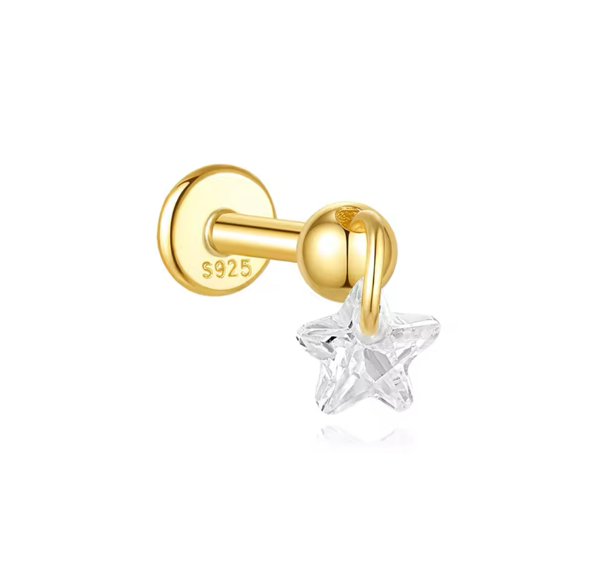 Piercing Tope Circón De Estrella