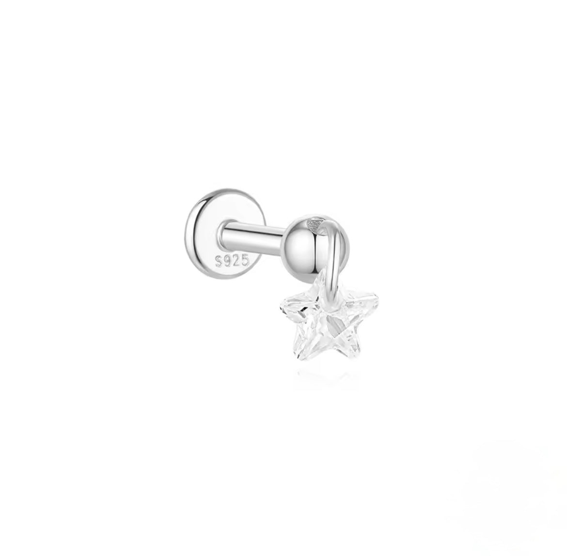 Piercing Tope Circón De Estrella