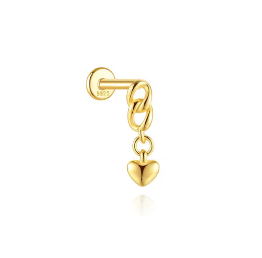 Piercing Cadena Corazón